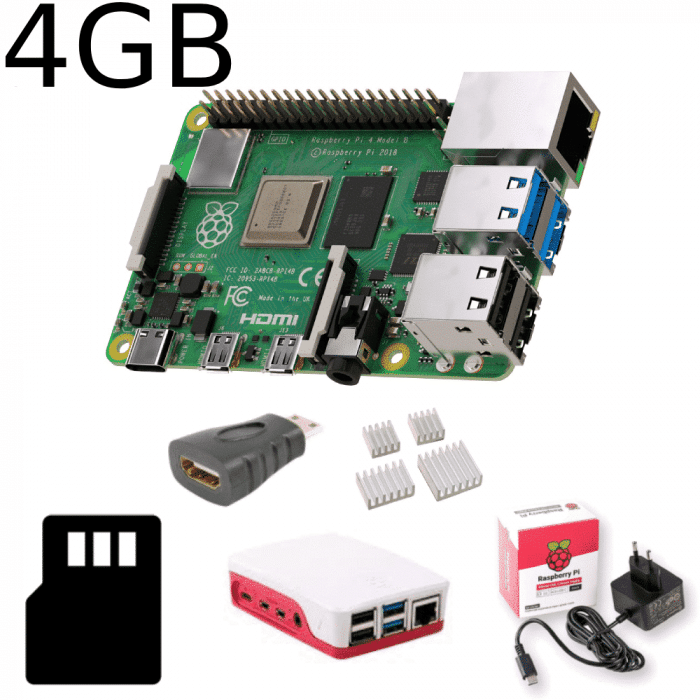 Kit Raspberry Pi 4B 4GB